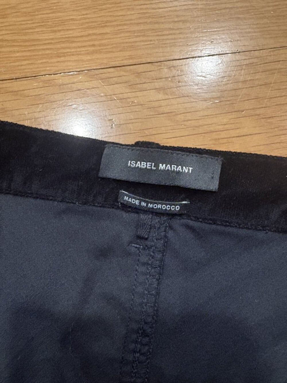 Isabel marant Size 42 Velvet Straight Leg Pants - Picture 2 of 3